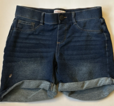 Tommy Bahama Shorts Girls sz 12 Blue Denim Jeans Pockets Bermuda Cuffed ... - $6.65