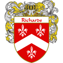 Richards Family Crest / Coat of Arms JPG and PDF - Instant Download - £2.26 GBP
