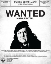 Goonies Mama Fratelli Wanted Poster Flyer/Poster Prop/Replica CLEARANCE - £1.65 GBP