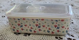 Pioneer Woman ~ Ceramic Food Storage Container ~ Sweet Romance Pattern ~... - $22.44