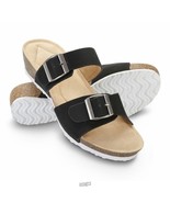 The Secret Celebrity Lady&#39;s Adjustable Memory Foam Sandals Black 9 - $45.40 CAD