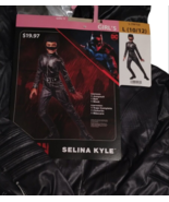 DC The Batman Selina Kyle 3 Piece Girls Costume Size Large 10 12 Rubies ... - £13.99 GBP