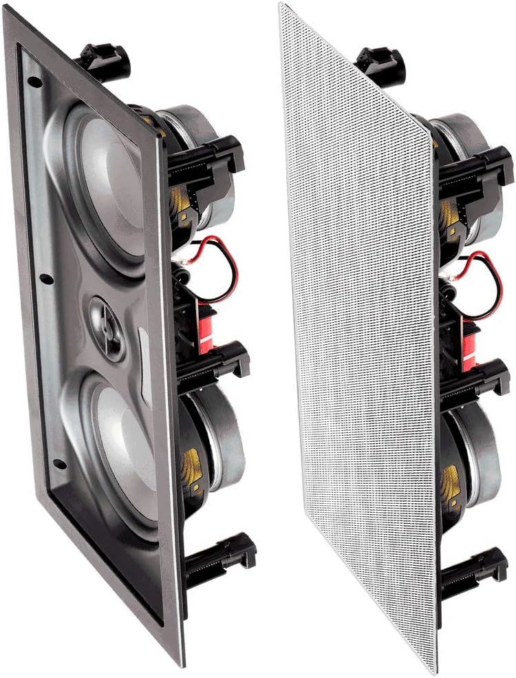 Osd Audio 150W 5.25” In-Wall Lcr Speaker – Center Channel With Dual Woofers –  			