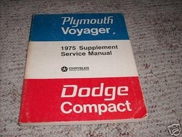 1975 Dodge Compatto Camion Plymouth Voyager Servizio Negozio Riparazione Manuale - £11.76 GBP