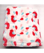 RARE Baby Starters peacock bird baby Blanket hot Pink aqua teal grey Plu... - $947.49 MXN
