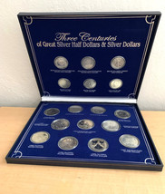 3 Centuries of Great Silver Half Dollars &amp; Silver Dollars Set of 17 Coins w/COA - £308.99 GBP