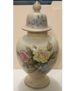 &quot;COR&quot; VICTORIAN GARDENS/VICTORIAN ROSE. URN WITH HAND PAINTED ROSES. CEN... - €25,49 EUR
