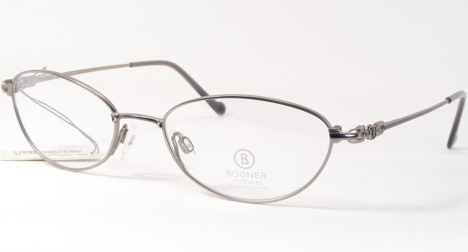 Vintage BOGNER TITAN 7585 00 Silver-Grey / Blue Glasses UNIQUE RARE 51-1... - $76.30