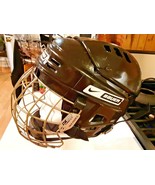 Bauer Ice Hockey Helmet Size 6 1/2 &quot; - 7 1/8&quot; NBH1500S With Face Mask EX... - £31.37 GBP