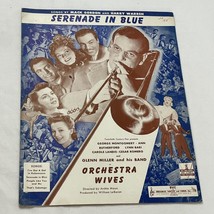 Serenade In Blue - Mack Gordon &amp; Harry Warren - Sheet Music  1942 - $2.69