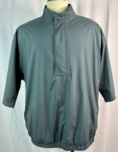 Dryjoys By Footjoy Waterproof 1/2 Zip Golf Pullover Jacket (Men's XXL) Green - £35.69 GBP