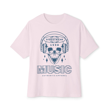 Unisex Oversized T-shirt Music Y2K Style - £23.90 GBP