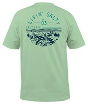 Mens Salt Life Fish Tropics Circle Graphic Pocket T-Shirt - Large - NWT - £15.39 GBP