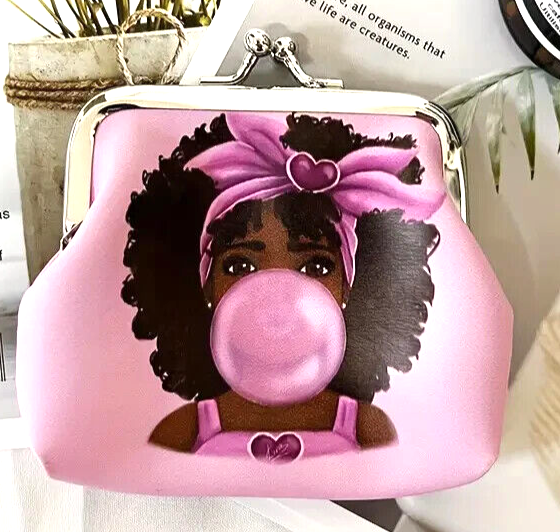 Coin Purse**African American Girls Coin Purse* Women&#39;s Coin Purse~ New - $4.95