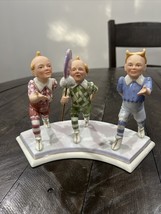 LENOX Retired Wizard of Oz LOLLIPOP MUNCHKINS 24K Gold Accents 2005  RARE - $494.99
