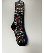Ed Hardy Men’s Cushioned Crew Socks 2 Pair Black Blue Size 6-12 Love Kil... - $18.80