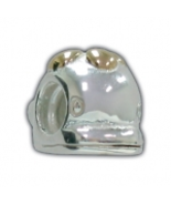 Silver &amp; Gold WHALE Biagi European BEAD fits all bracelets! NEW - £9.56 GBP