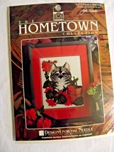 DESIGNS FOR THE NEEDLE HOMETOWN Counted Cross Stitch Kit GARDEN MISCHIEF... - $12.86