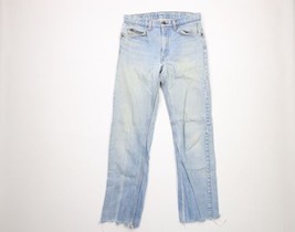 Vintage 80s Levis Orange Tab Mens 30x31 Thrashed Straight Leg Denim Jeans USA - £55.52 GBP