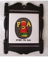 FIRE MARK: FA Fire Association - Tile-Metal - 6&quot; X 7.5&quot; - £21.22 GBP