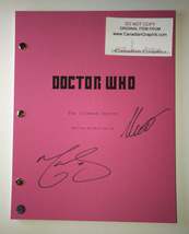 Mark Gatiss &amp; Matt Smith Hand Signed Autograph Doctor Who Script - £160.25 GBP
