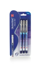 Cello Butterflow Classic Blue Ball Pen| Pack of 3 Pens |Ball Pens Blue | Ball Pe - £38.30 GBP