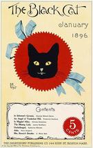 The Black Cat - January 1896 - Magazine Cover Magnet - £9.58 GBP