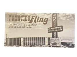 Ticket Coupon Book Frontier Hotel Casino Las Vegas NV Memorabilia 1979 Vintage - £9.46 GBP