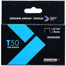 Arrow Fastener 505SS1 Genuine T50 5/16-Inch Stainless Staples, 1,000-Pack - $15.95