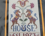 Creations Candlewick UNICORN HOUSE SIGN Kit Embroidery #818 NEW Vintage ... - $9.99
