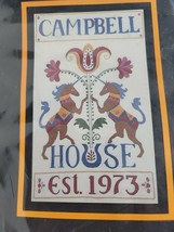 Creations Candlewick Unicorn House Sign Kit Embroidery #818 New Vintage Fantasy - £7.98 GBP