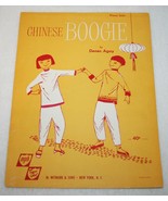 Vintage 1958 CHINESE BOOGIE On The Black Keys SHEET MUSIC Denes Agay PIANO  - $461.15 MXN