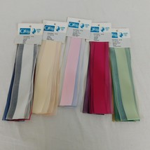 Offray Lion Ribbon Samples 5 Packs 4 Colors Each Sheer Edge Center Strip... - $19.35