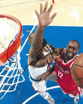 Luc Mbah a Moute Houston Rockets signed basketball 8x10 photo COA proof - £50.25 GBP