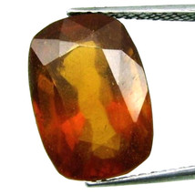 Certified 10.27Ct Natural Hessonite Garnet Gomedh Cushion Mix Faceted Gemstone - $35.68