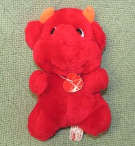 7&quot; Vintage Russ Berrie Hot Stuff Red Devil Mini Plush Made In Korea Stuffed Toy - £10.78 GBP