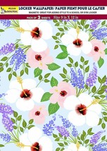 Magnetic School Locker Wallpaper (Full Sheet Magnetic) - Flowers - vr16 - £19.45 GBP