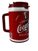 Vintage Coca-Cola Classic USA Whirley 24oz Plastic Mug Coke Jumbo Travel Mug - £14.61 GBP