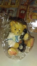 Cherished Teddies mixed lot figurines CT102 and 103640 boy bear and girl bear - £15.47 GBP