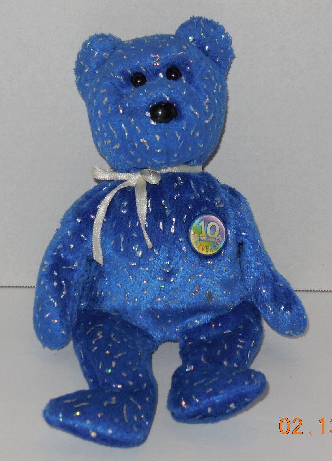 Primary image for TY DECADE The Bear 10th Anniversary Beanie Baby plush toy