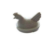 Vintage Hen On Nest White Milk Glass Candy/Trinket Dish - £18.20 GBP