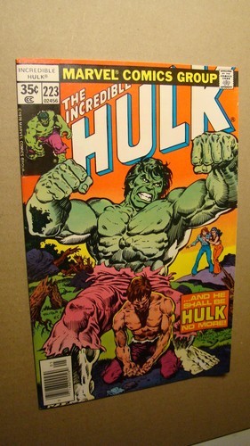 HULK 223 *HIGH GRADE* VS LEADER - MVS INTACT MARVEL COMICS DOC SAMPSON - $13.86