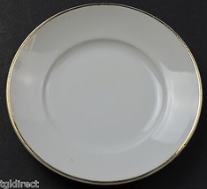 Meito China MEI444 Pattern Child&#39;s Plate 4.625&quot; D Collectible Tea Set Decor Gold - £14.44 GBP