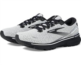 Brooks men&#39;s ghost 15 running shoes ( d width ) in BLACK WHITE - size 11.5 - £77.17 GBP