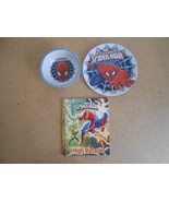 Spiderman Hero Bundle Pack Plate, Bowl, &amp; Little Gloden Book - $18.37