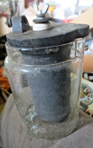 Anitque Unbranded LeClanche Wet Cell Battery Glass Container - $99.88