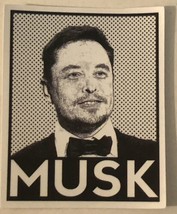 Elon Musk Sticker With Bow Tie - $2.76