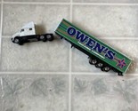 Owen&#39;s Truck Co  1:87 Boley Trucks Semi Diecast Cab + Van Trailer (White... - $25.23