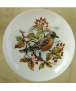 Cabinet Knobs Knob w/ Robin #2 Bird domestic - $7.13 CAD