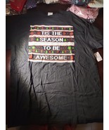 &quot;Tis The Season To Be Awesome&quot; Size Large Men&#39;s T-Shirt - $376.15 MXN